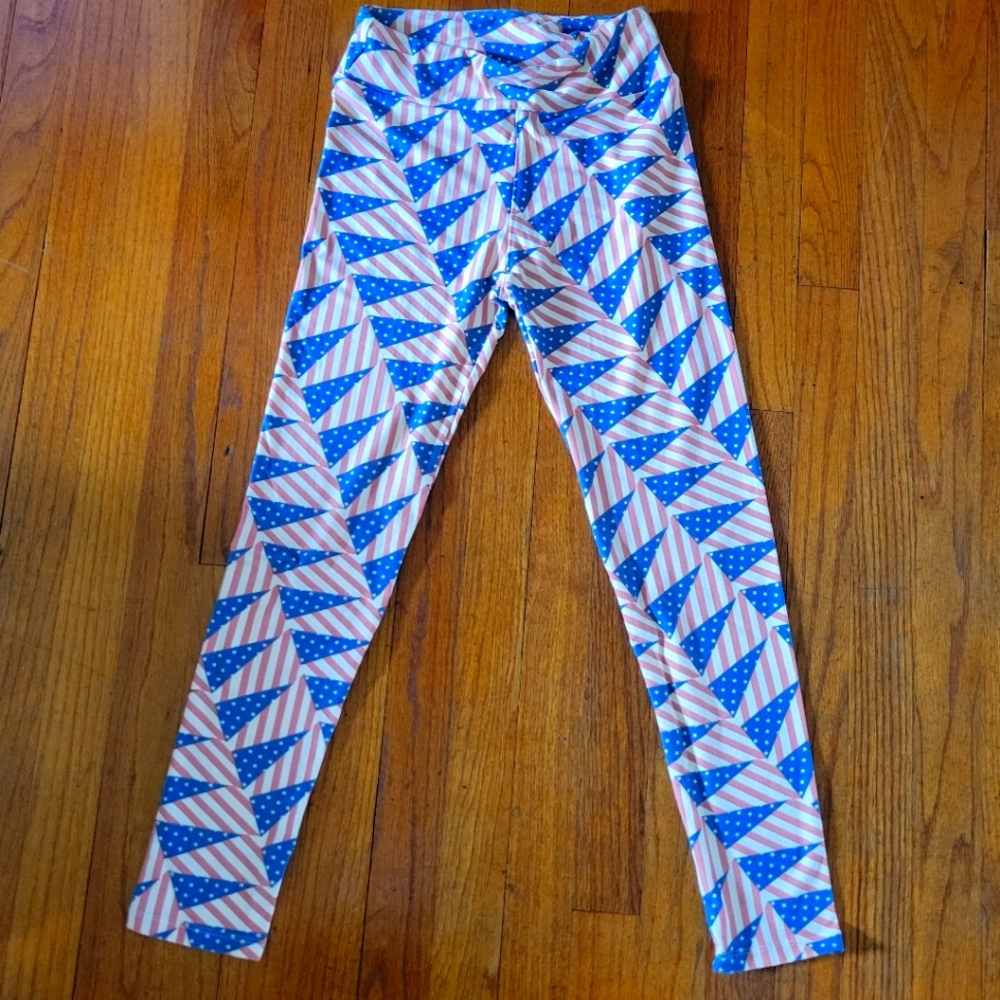 4th of July! Patriotic LuLaRoe leggings. One size NWOT